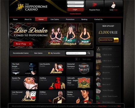 The Hippodrome Online Casino