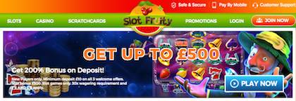 Slot Fruity Slots Pay by Phone Bill Deposit
