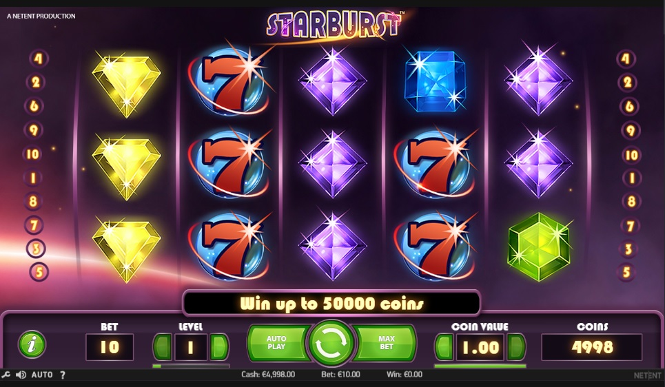 Starburst Slot Machine Review