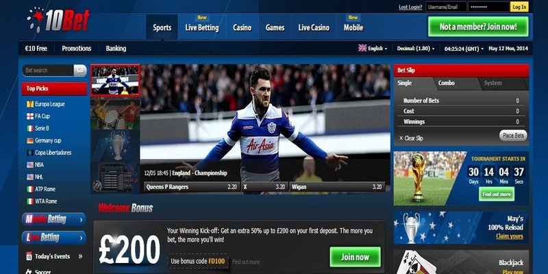 10bet Sign Up Offer