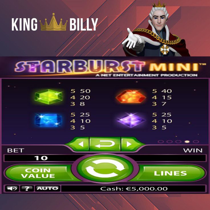 Starburst Slot Machine Review