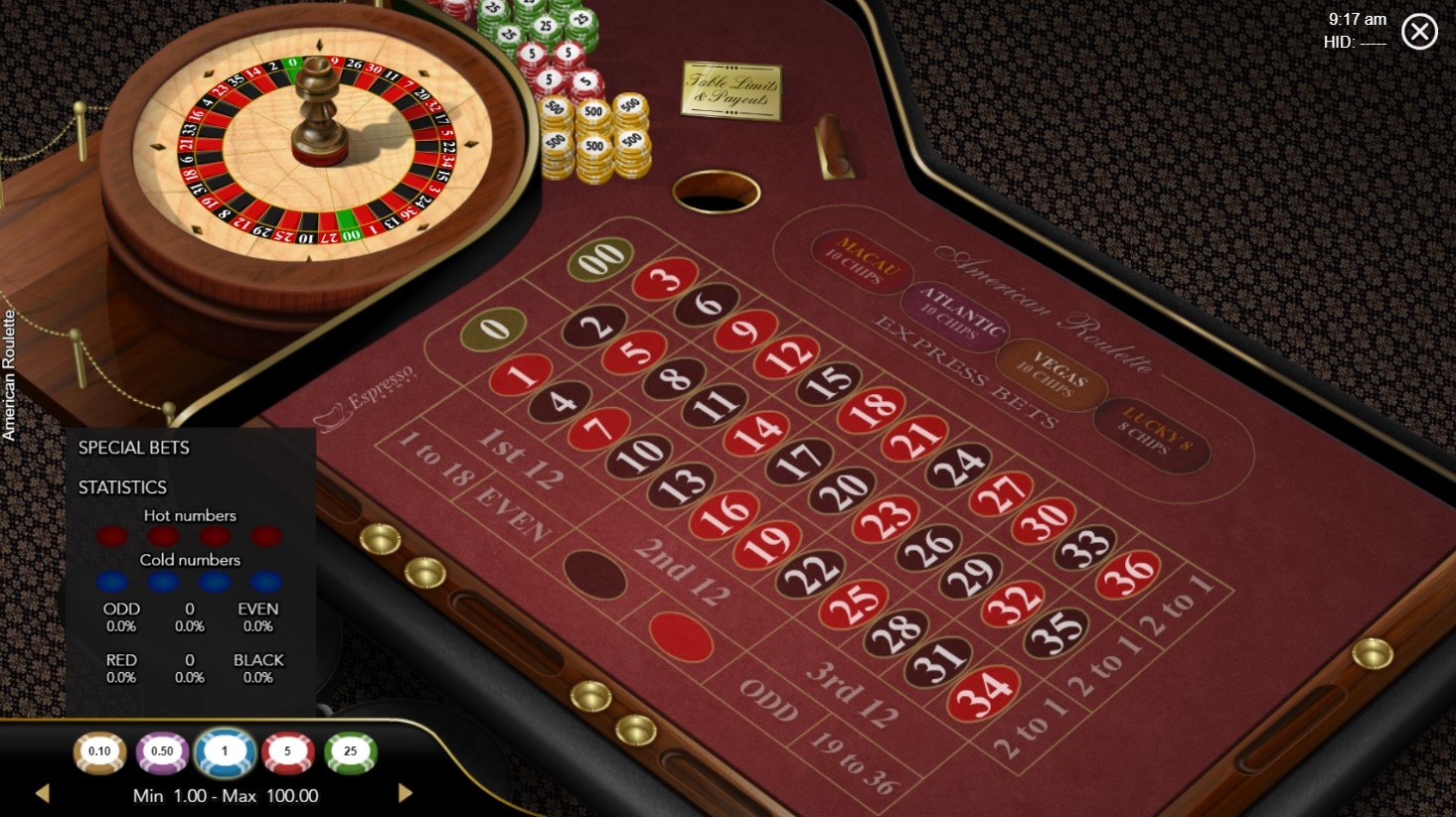 Play American Roulette Online For Free