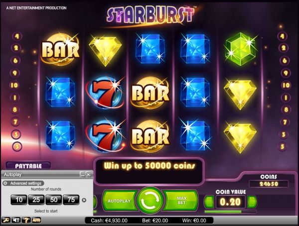 Starburst Slot Machine Review