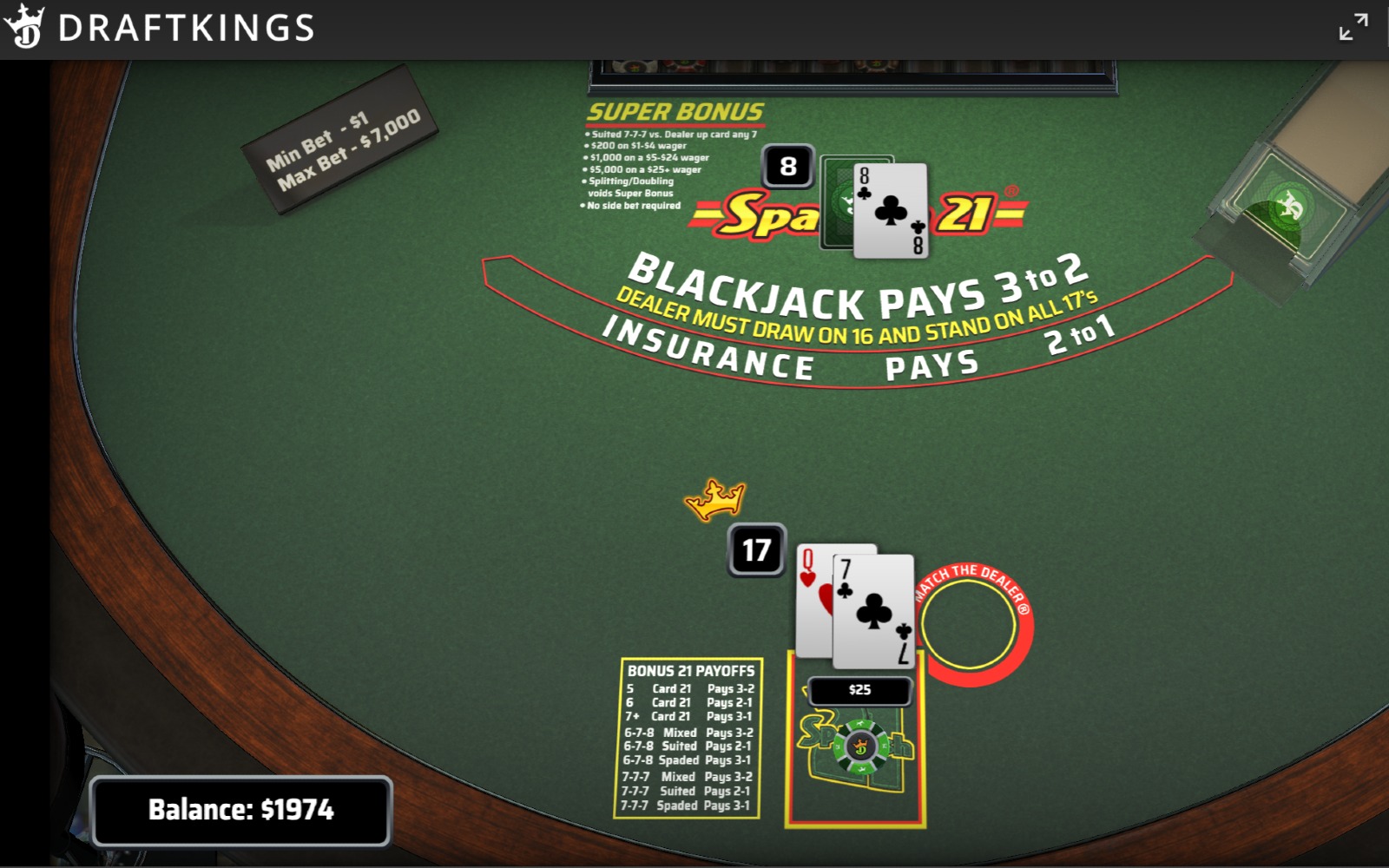 Spanish Blackjack Free