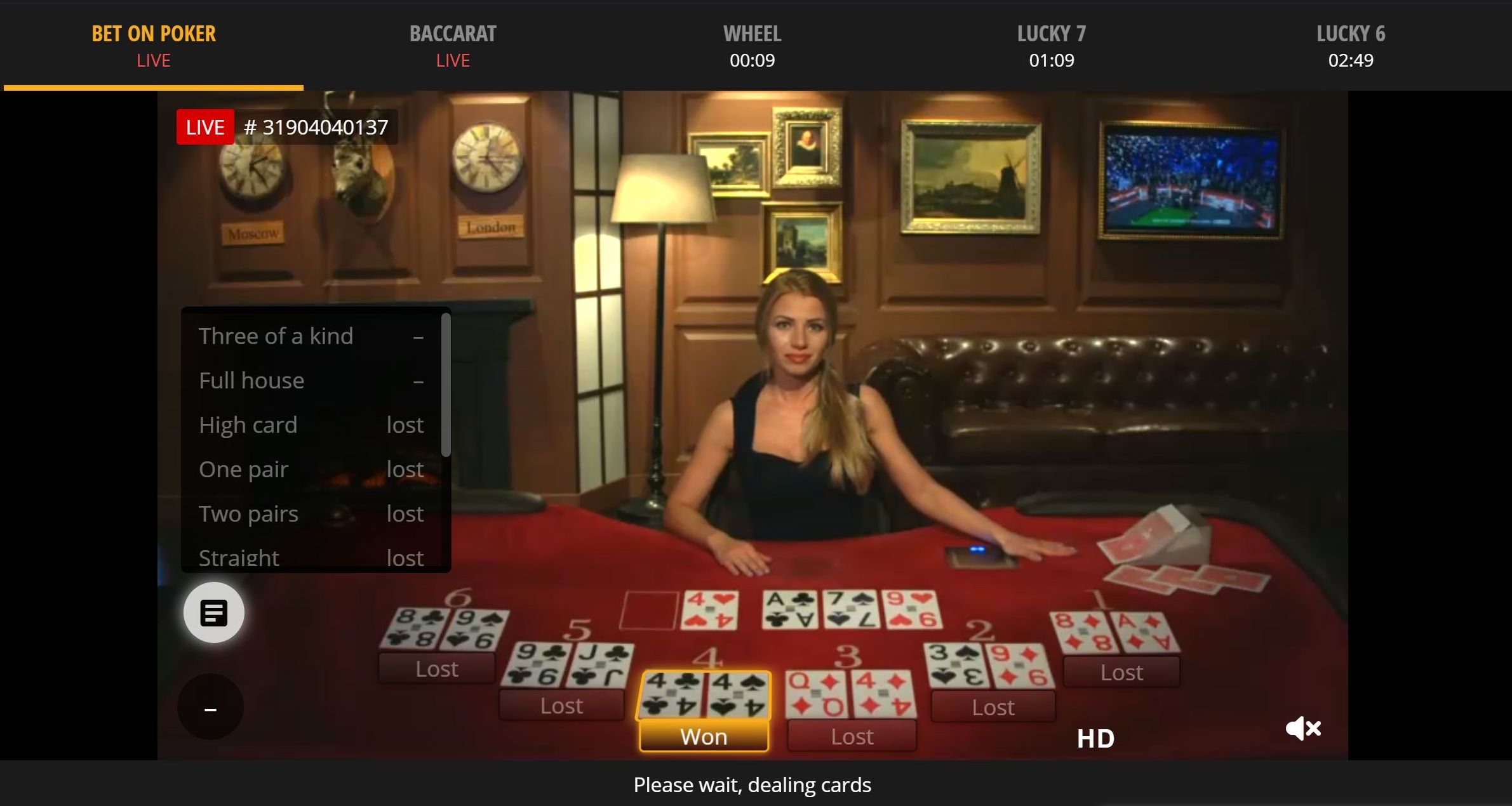 Best Live Online Casino