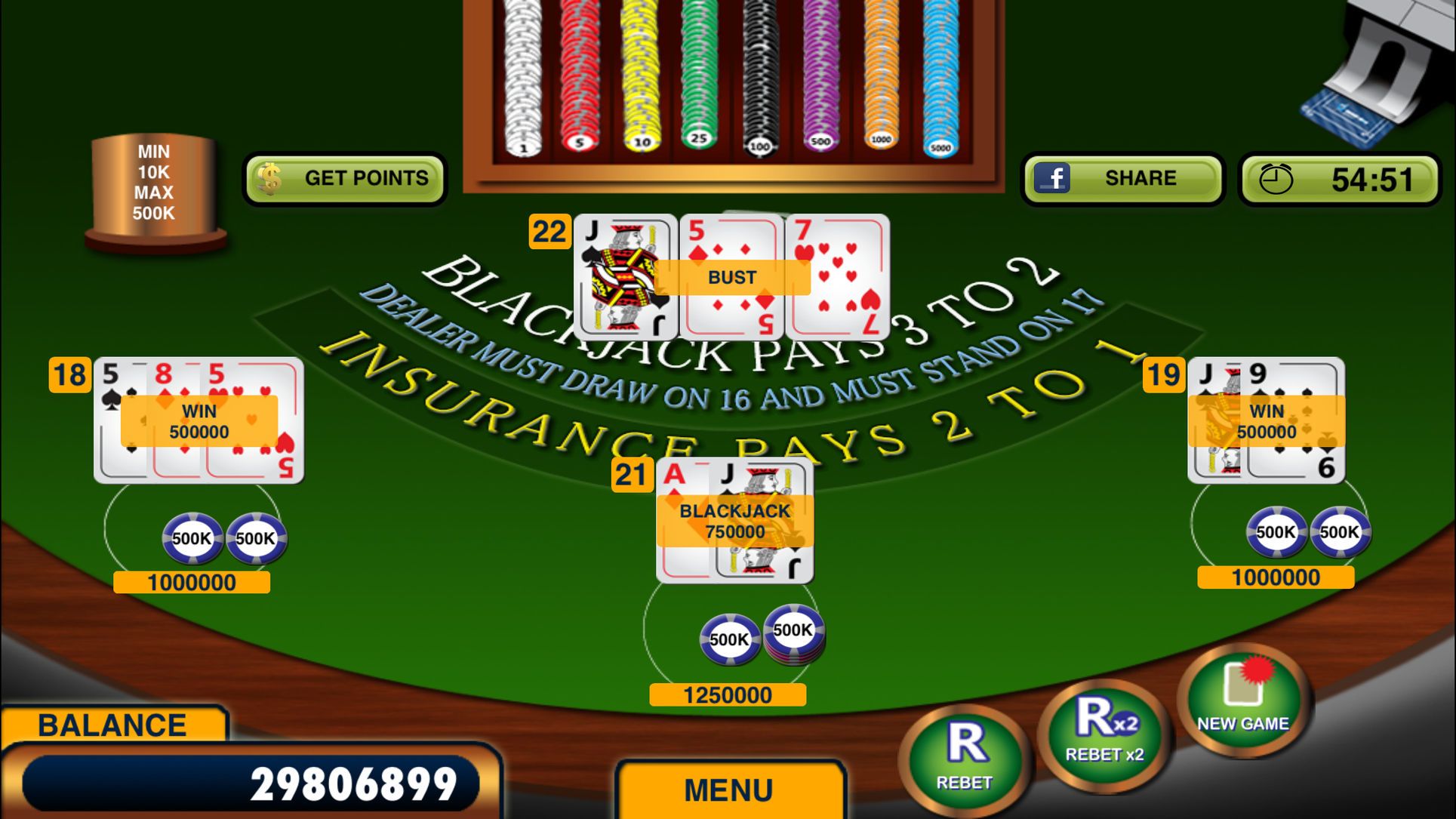 Blackjack Free Game