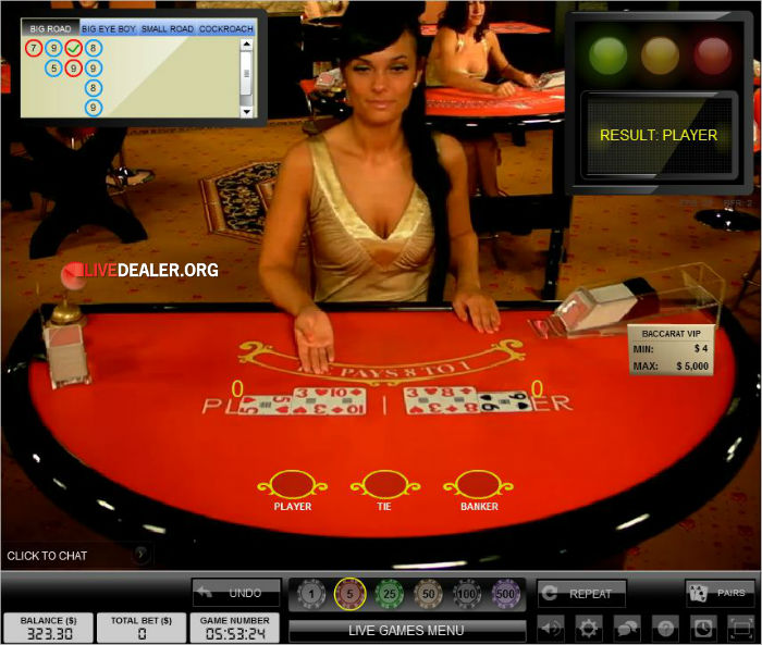 Evolution Live Baccarat