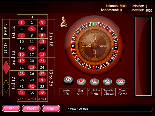 Roulette Wheel Free Online