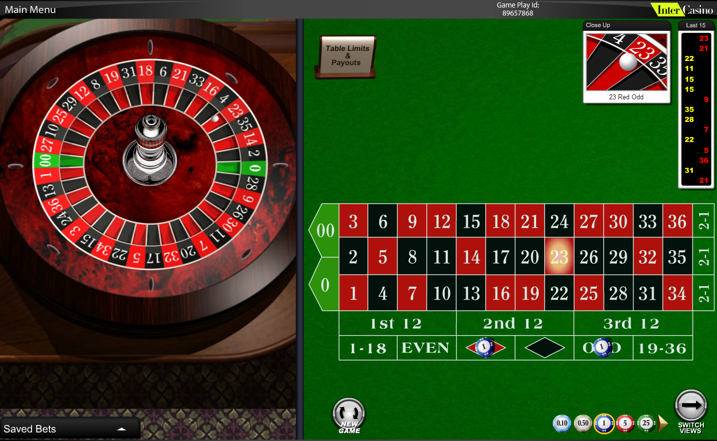 Free Roulette Table