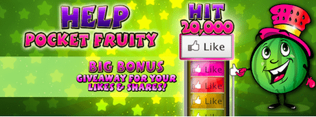 Pocket Fruity FaceBook Competitions and Prize Giveaways
